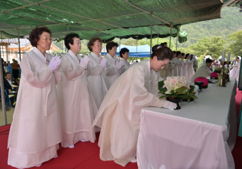 '삼국유사' 일연스님 734주기 추모 다례재…군위 인각사에서 봉행