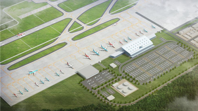 신공항 민간공항 배치안. 국토부 제공