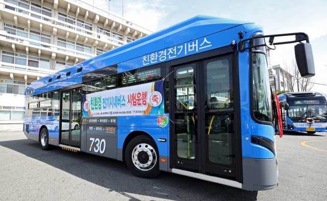친환경전기버스. 매일신문 DB,