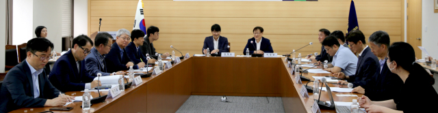 지난 10일 경제사회노동위원회 대회의실. 제2차 초고령사회 계속고용 연구회 회의가 진행됐다. 경제사회노동위원회 제공