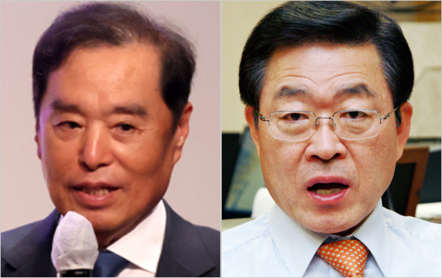 김병준(왼쪽), 정상명