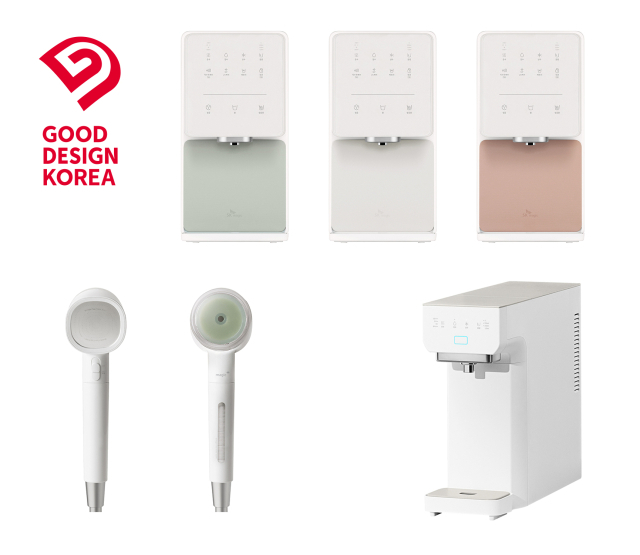 상단부터 원코크 얼음물 정수기, 기능성 필터샤워기 