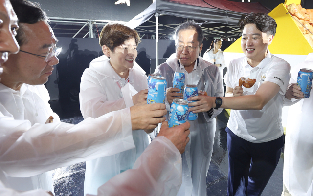 국민의힘 이준석 전 대표가 30일 대구 달서구 두류야구장에서 개막한 