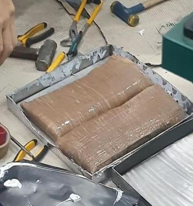 팬케이크 기계에 은닉한 마약. 인천지검 제공