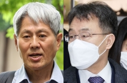 신학림, 김만배. 연합뉴스