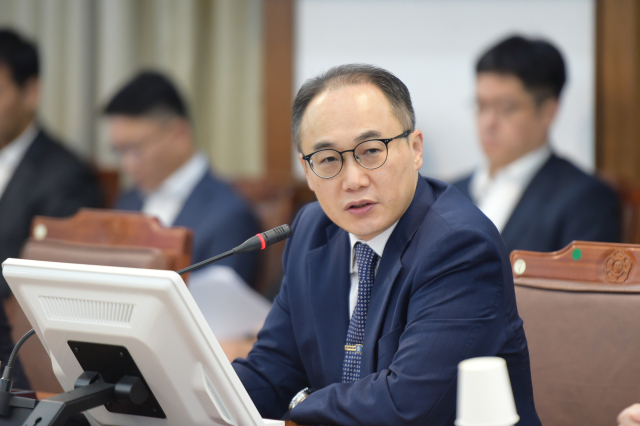 이원석 검찰총장이 8월 31일 서울 서초구 대검찰청에서 열린 월례 회의에서 발언하고 있다. 연합뉴스