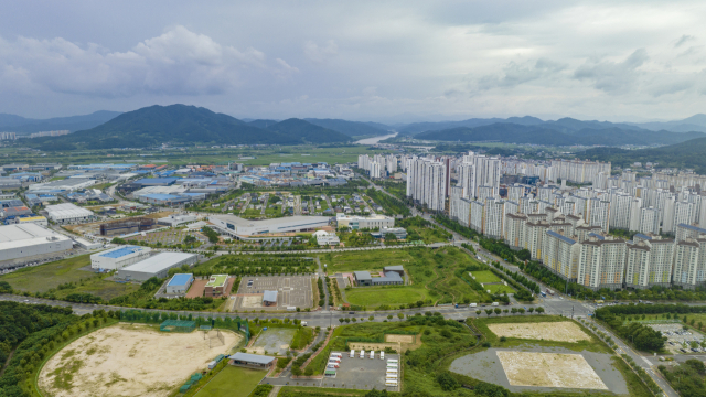대구 달성군 유가읍, 현풍읍 테크노폴리스 일원. 대구경북경제자유구역청 제공