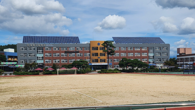 영주 대영고등학교 전경. 마경대 기자