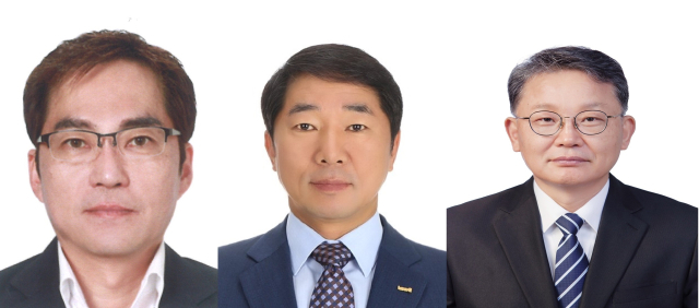 경산시민상 수상자. 왼쪽부터 임종완, 송정곤,신동희 씨