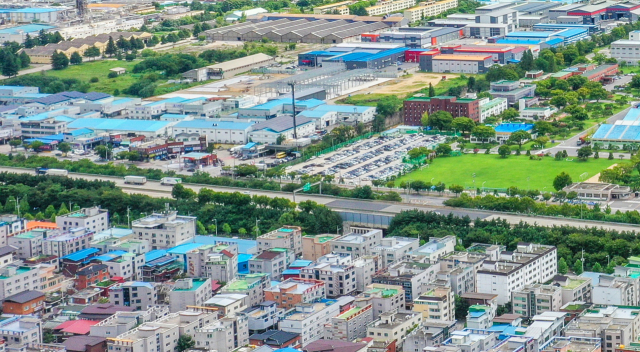 구미1국가산업단지 인근에 있는 원룸 밀집지역. 매일신문DB