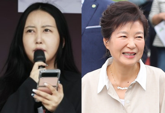 최서원 씨 딸 정유라 씨, 박근혜 전 대통령. 연합뉴스