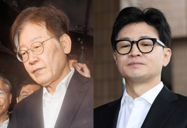 이재명 더불어민주당 대표, 한동훈 법무부 장관. 연합뉴스
