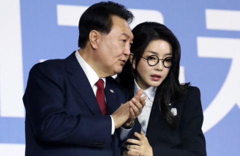 [화보] '김대중·오부치' 언급한 尹·김건희 전남 목포 집중 행보