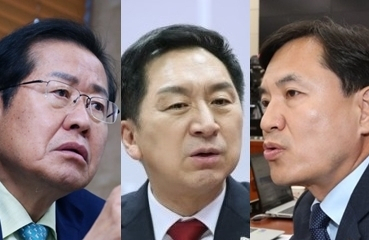 홍준표, 김기현, 김진태. 연합뉴스