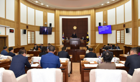 경산시의회, 제248회 임시회 개회… 3명의 시의원 5분 자유발언