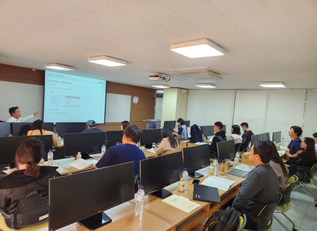 역량강화 교육 진행 사진. 대구상공회의소 제공