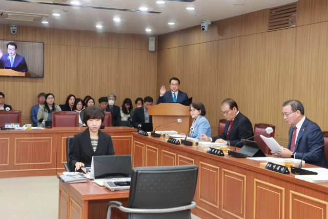 18일 대구시의회에서 김시오 대구의료원장 후보자에 대한 인사청문회가 열렸다. 대구시의회