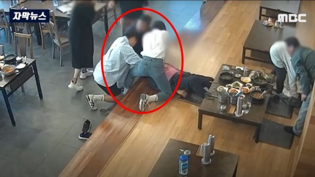 지난 4월 2일 경북 구미 한 식당에서 남성 손님이 쓰러지자 일명