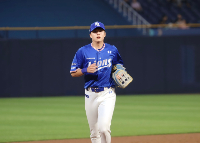 삼성 중견수 김현준, 초록우산어린이재단 제공