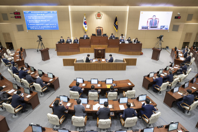 경북도의회 본회의장. 매일신문 DB