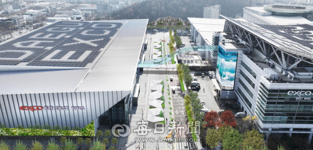 대구 북구 산격동 엑스코(EXCO) 주변 일대 명소화 사업 조감도. 엑스코 제공