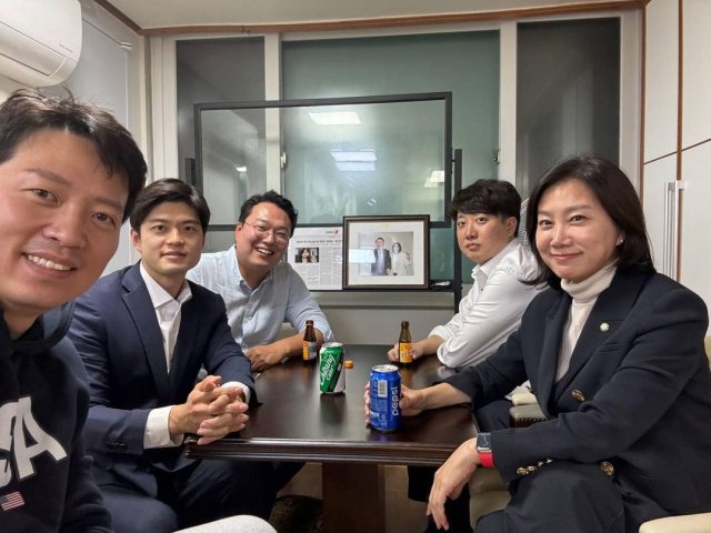 이준석 전 국민의힘 대표와 