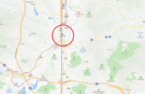 '또 용인 죽전휴게소 인근 다중 추돌 사고' 버스 4대 잇따라 추돌