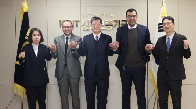 신용보증기금이 지난 2월 대구 동구 신서동 본사에서 이집트 신용보증공사(CGCE)에 이집트 신용보증공사(CGCE) 대표단과 교류·활성화 방안을 논의했다. 신보 제공