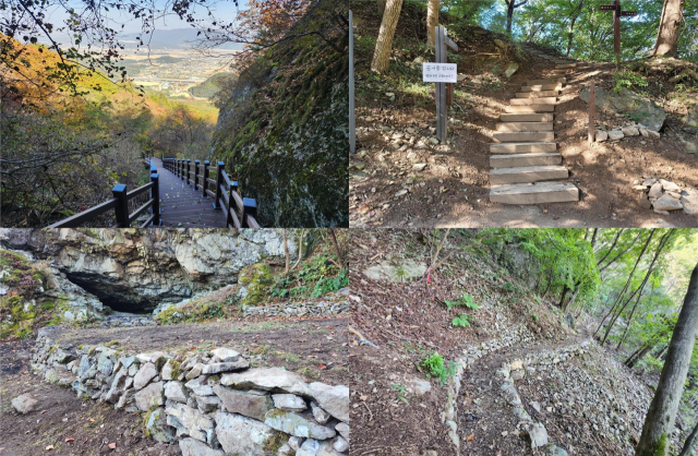새롭게 정비된 경주 단석산 등산로 천주사~김유신동굴 1.5㎞ 구간 모습. 경주시 제공