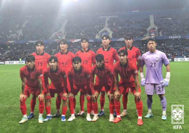 황선홍호 선수들 모습. 대한축구협회 제공