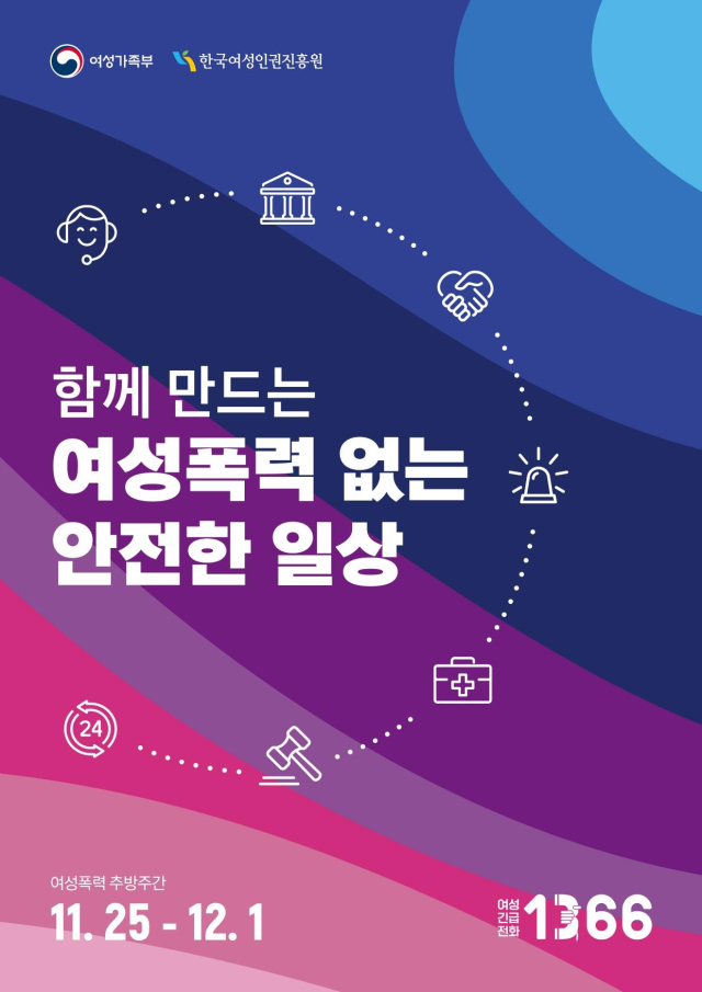 여성폭력 추방주간 포스터. 대구시 제공