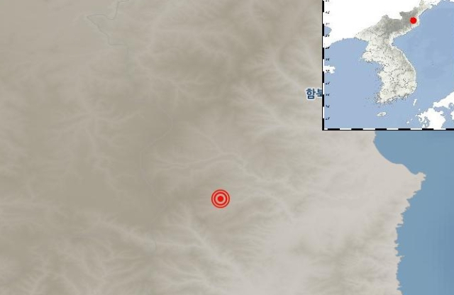 22일 오후 5시 40분쯤 북한 함경북도 길주 북북서쪽 40km 지역에서 규모 2.3의 지진이 발생했다. 기상청