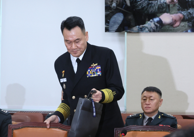 김명수 합동참모본부 의장 후보자가 지난 15일 국회에서 열린 인사청문회에 출석하고 있다. 연합뉴스