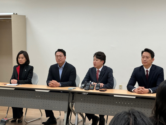 이준석 국민의힘 전 대표가 26일 오후 대구 북구 엑스코에서