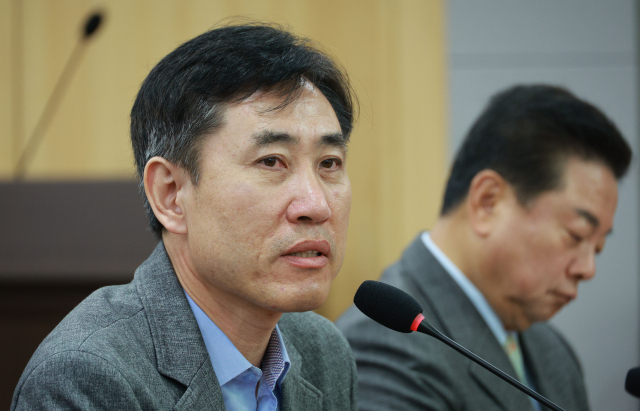 국민의힘 하태경 의원이 30일 오전 국회 의원회관에서 열린 