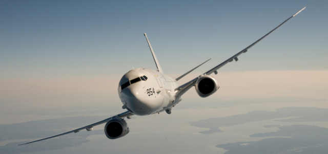 P-8A 포세이돈 해상초계기. 보잉사 홈페이지 갈무리.