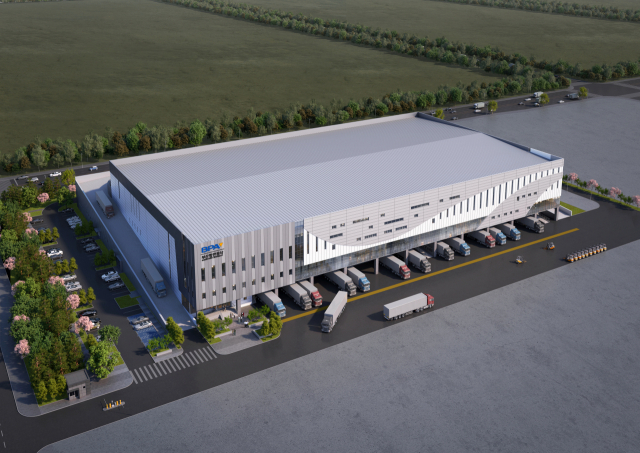 부산항 신항 스마트 공동물류센터 조감도. [사진=부산항만공사]