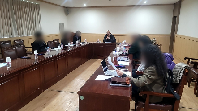 국립현대무용단의 2024년 지역상생 프로젝트 간담회가 27일 오후 대구문화예술회관 회의실에서 열렸다. 심헌재 기자.