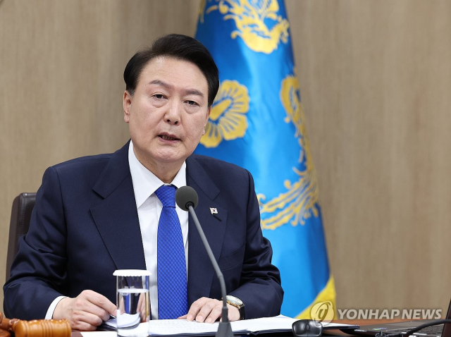 윤석열 대통령, 국무회의 발언