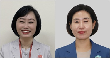 왼쪽 김선영 경북대병원 병동간호과장, 오른쪽 황순희 계명대 동산병원 간호교육행정팀장. 대구시간호사회 제공.