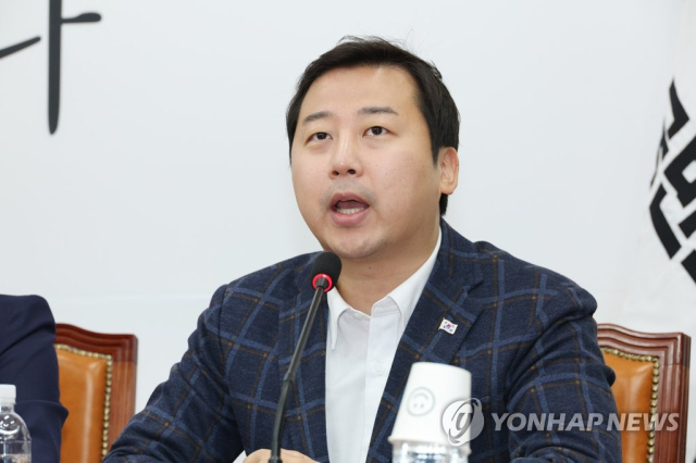 최고위 발언하는 장예찬 청년최고위원. 연합뉴스