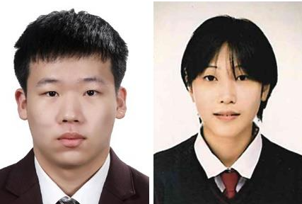 가천효행대상 수상자 양희찬 군(사진 왼쪽)과 최은별 양. 가천문화재단 제공
