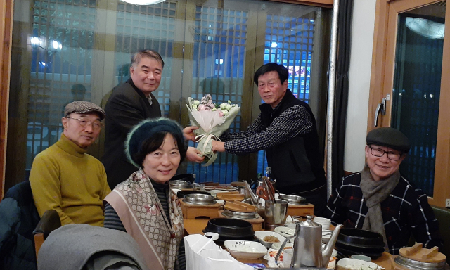 재구 합천문인회 출판축하 겸한 송년모임
