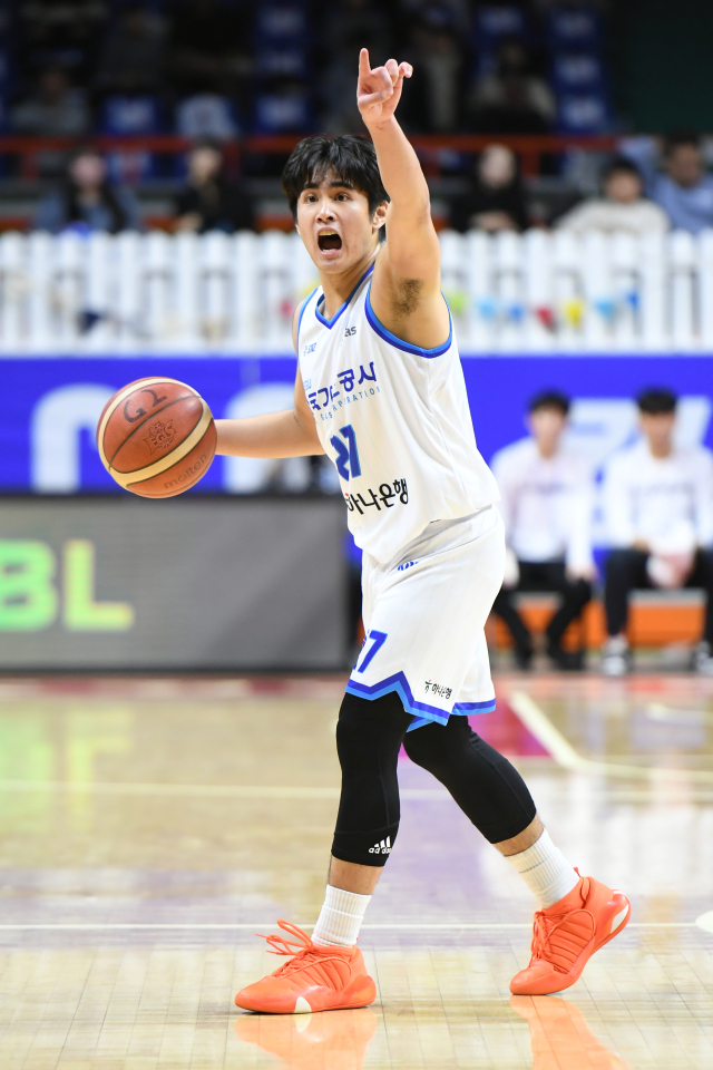 대구 한국가스공사 페가수스의 10연패 탈출을 이끈 샘조세프 벨란겔. KBL 제공