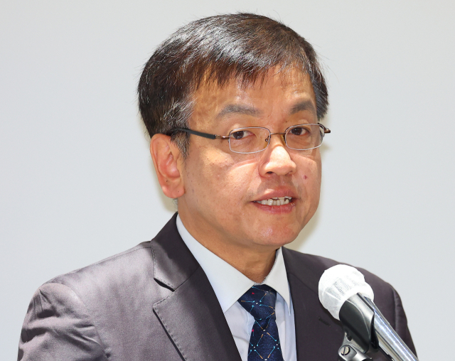 최상목 경제부총리 후보자가 5일 오전 서울 중구 서민금융진흥원에서 진행된 간담회에서 지명 소감을 밝히고 있다. 연합뉴스