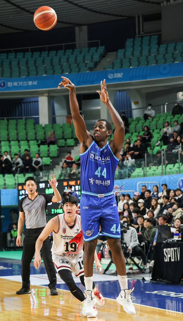 대구 한국가스공사 페가수스의 주득점원 앤드류 니콜슨. KBL 제공