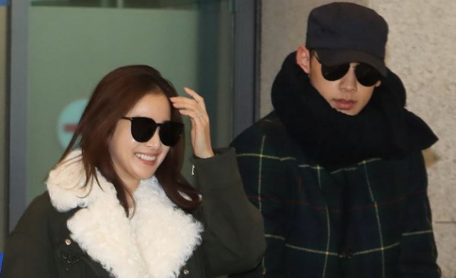 비(본명정지훈)와 김태희. 연합뉴스