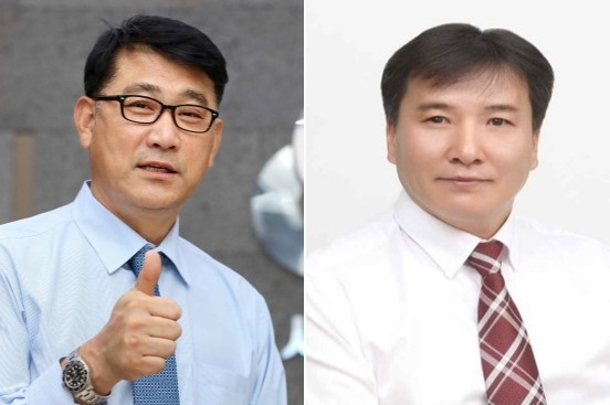 김현수 대구 더조은금고 이사장(왼쪽)과 이현희 북경주금고 이사장. 매일신문DB