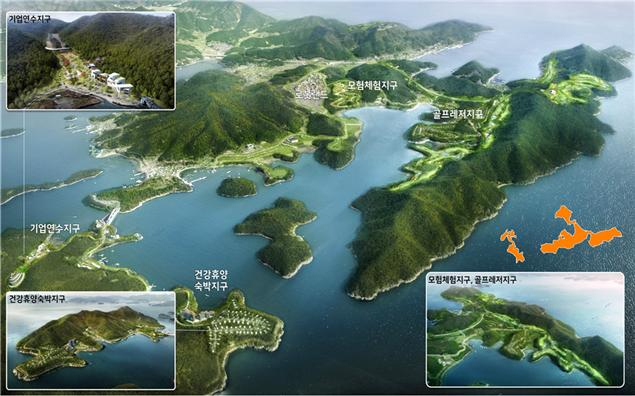 구산해양관광단지 조성사업 조감도. [사진=창원시]