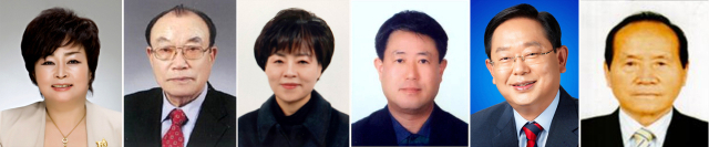 왼쪽부터 대상 이은순,사회봉사 부문 박영일,선행·효행 부문 구미란,지역사회개발 부문 황선우,특별상 이병욱,최종구씨